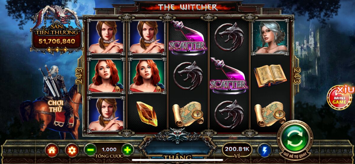 Game Nổ Hũ The Witcher Hit Club - Thắng Lớn Ngay!